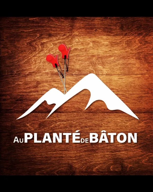 Logo au planté de bâton