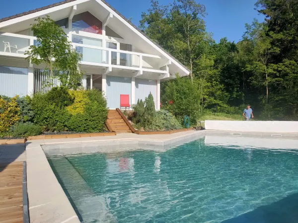 vue bord de piscine