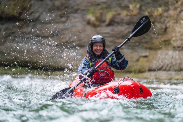 Packraft dans le Fier