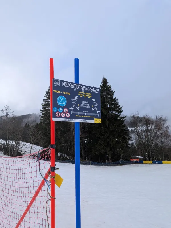 Espace luge à La Cry_Combloux
