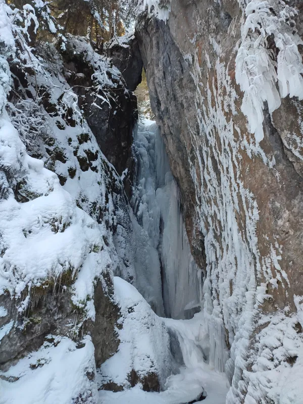 Activité encadrée cascade de glace