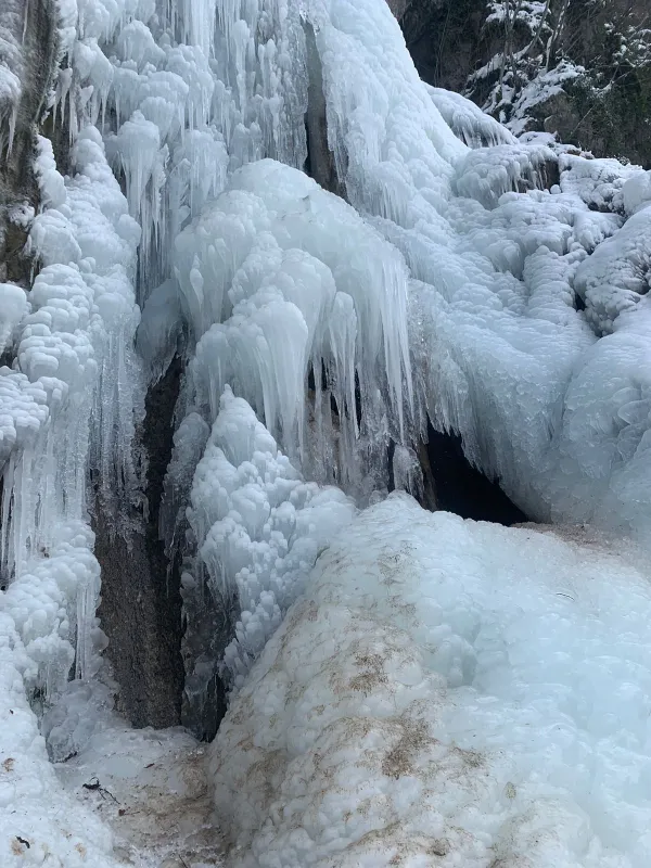 Activité encadrée cascade de glace