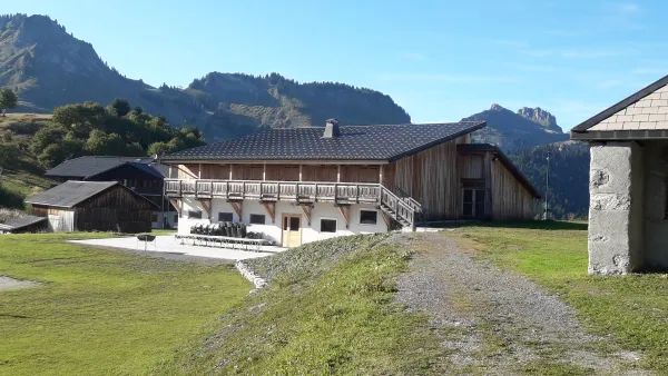 Le chalet en été