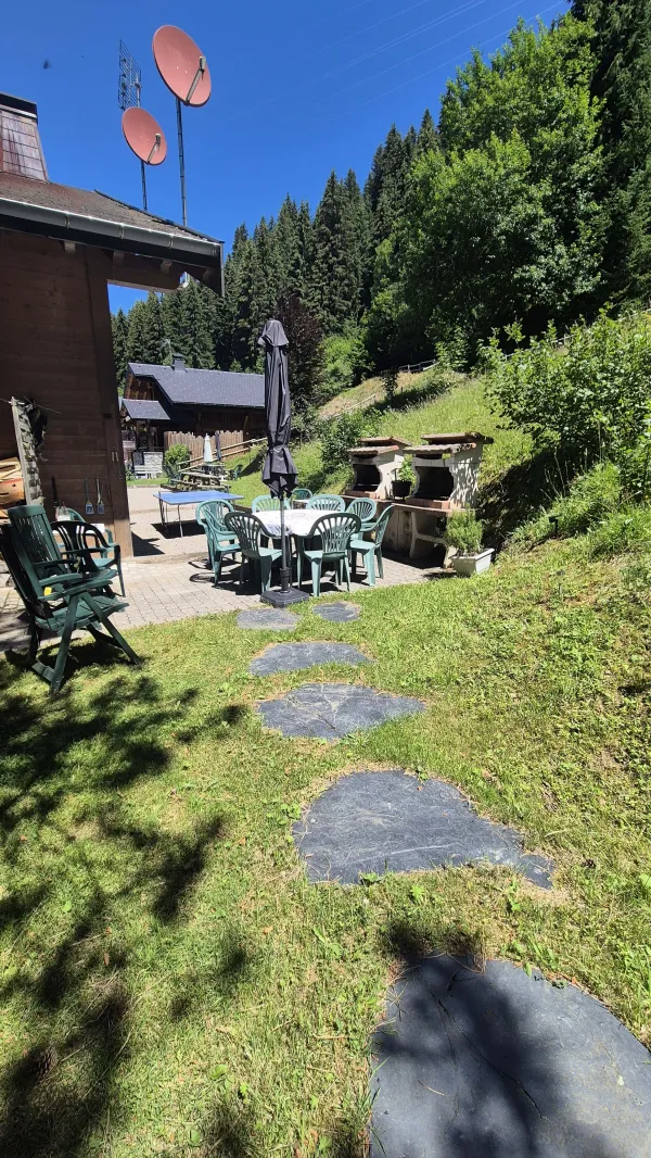Terrasse avec barbecue