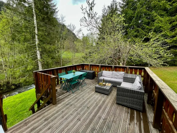 Terrasse en été