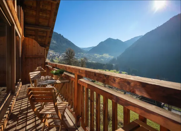 Vue_Balcon_été_Chalet Wanderlust_Châtel