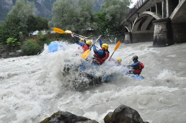 Rafting pont de Saint Martin