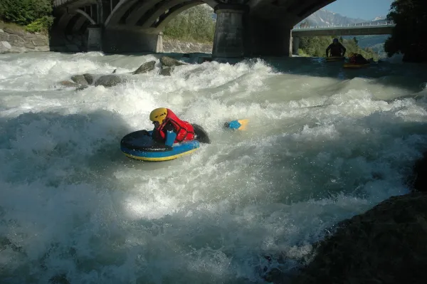 Hydrospeed sur l'Arve