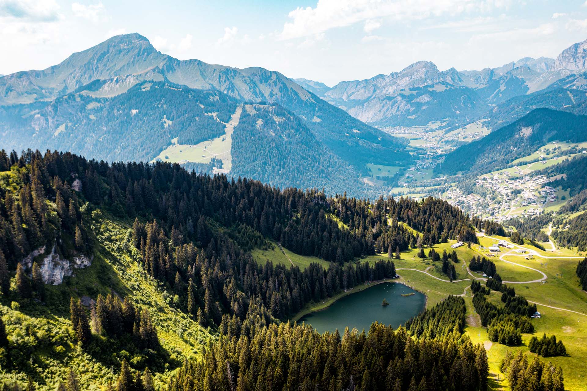 Lac de la Mouille à Châtel