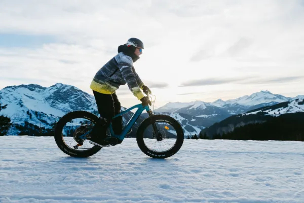 E-VTT sur neige avec Evolution 2