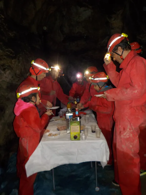 Fondue au centre de la terre