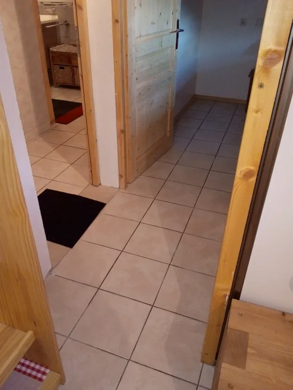 Cheminement vers salle de bain