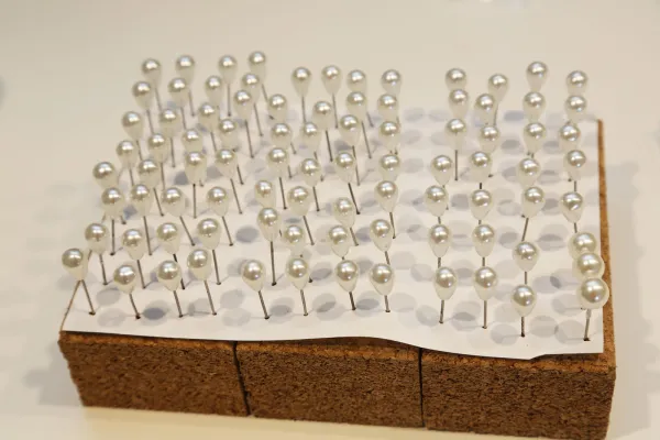 Les perles en fabrication