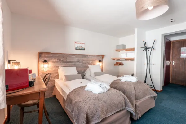 Chambre lits simples