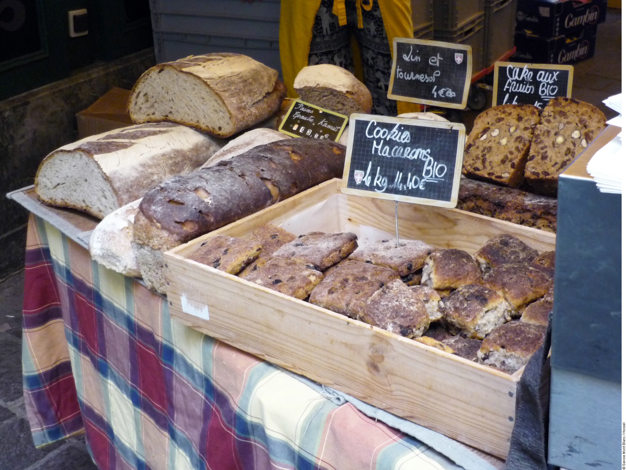 stand au marché de Sallanches