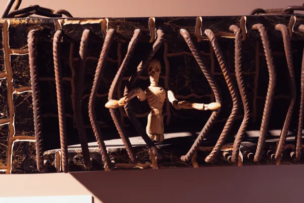 En hommage aux vieilles prisons (détail), Franck Mekideche, 2011