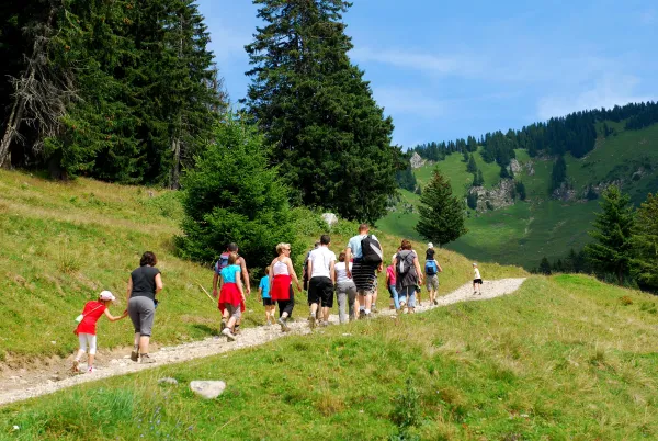 Itinéraire pédestre - Boucle du Mouet depuis Châtel