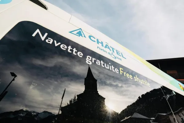 Close-up navette électrique